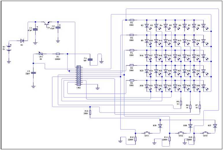 led screen schematic diagram