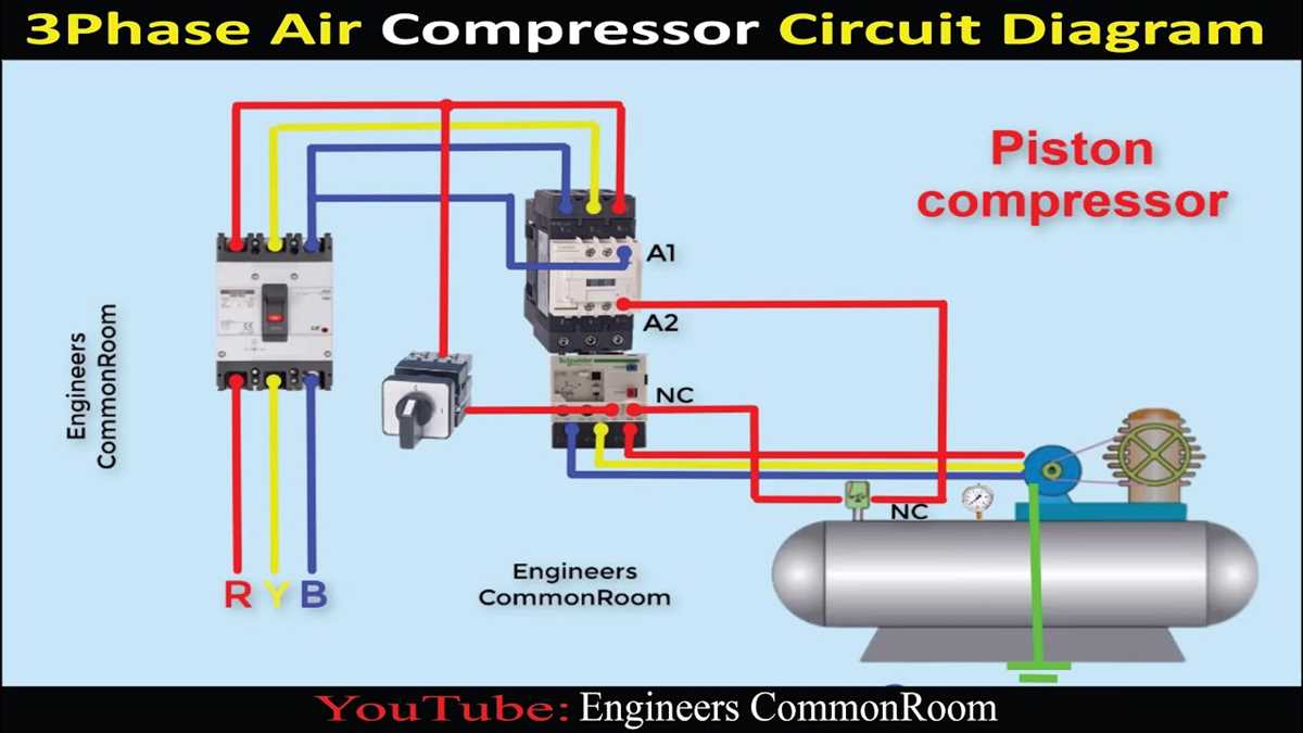 air compressor control circuit diagram