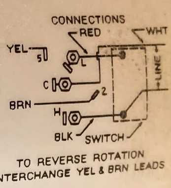 emerson electric motors wiring diagram