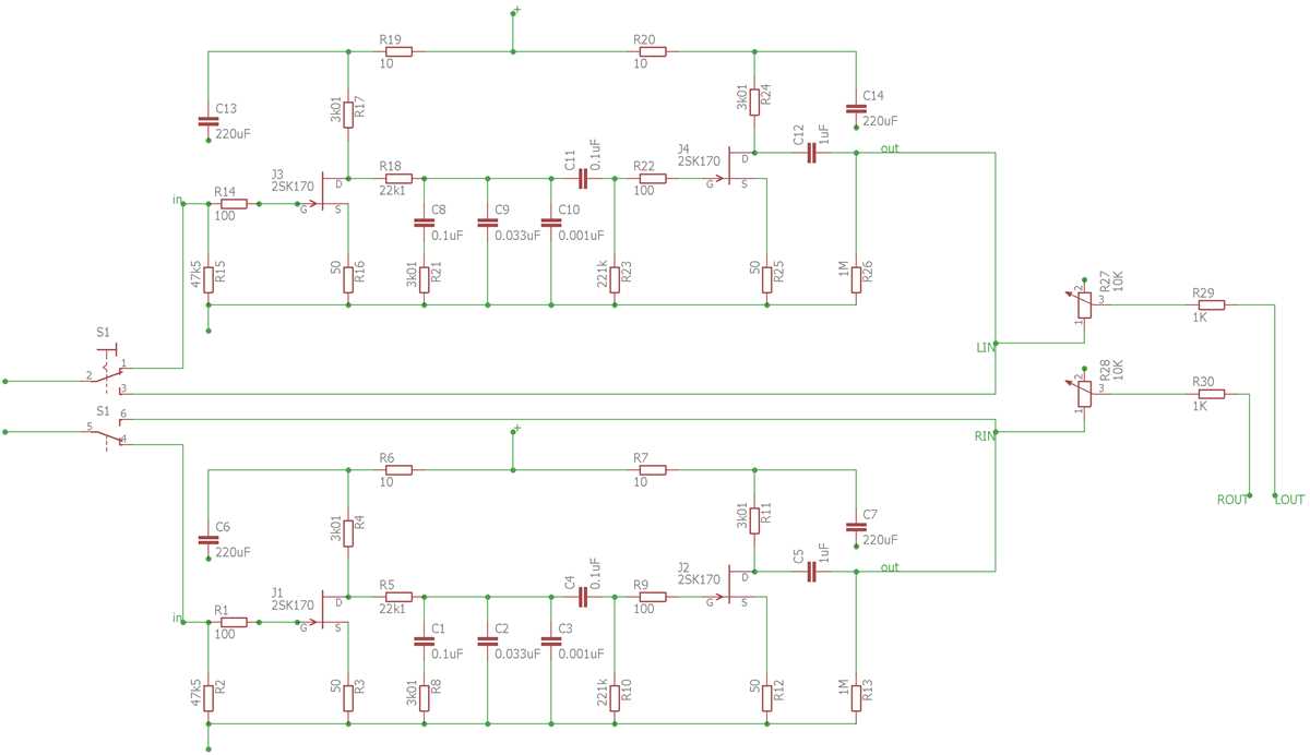 2 channel audio mixer circuit diagram