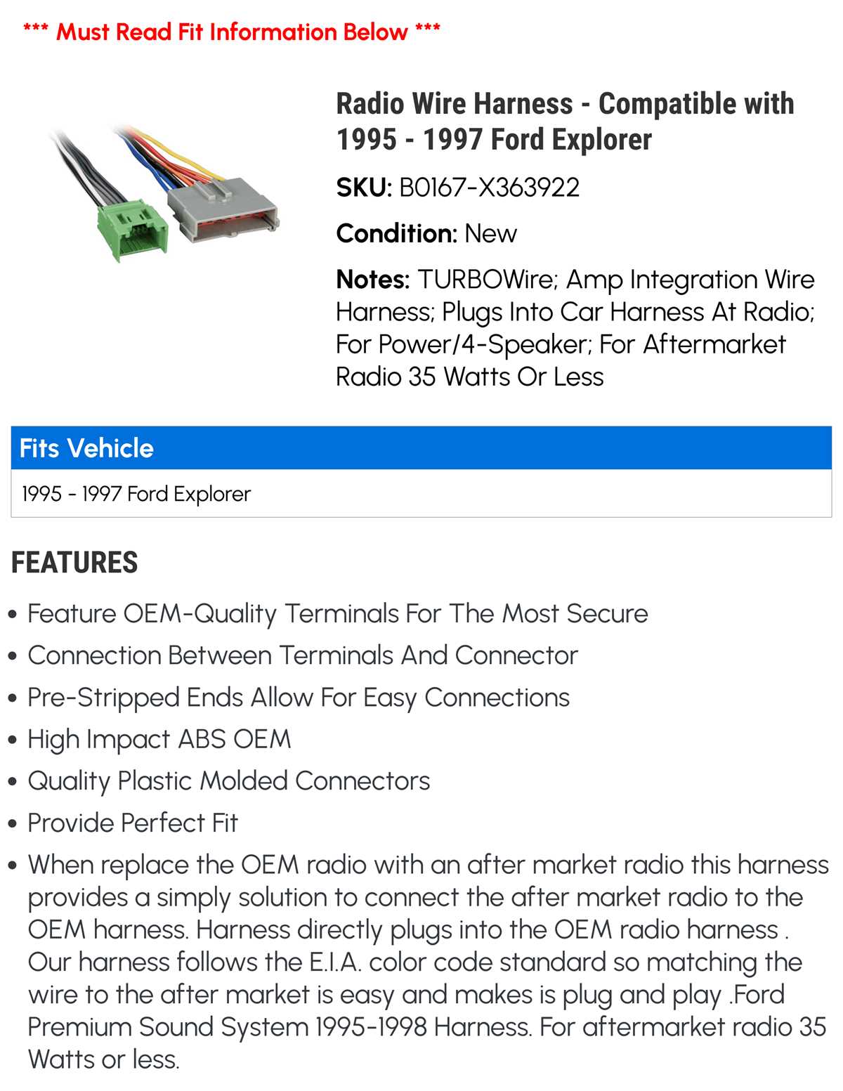 1997 ford explorer xlt radio wiring diagram