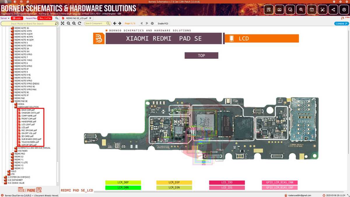 xiaomi redmi 4x schematic diagram