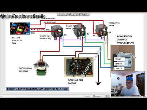 cooling fan wiring diagram