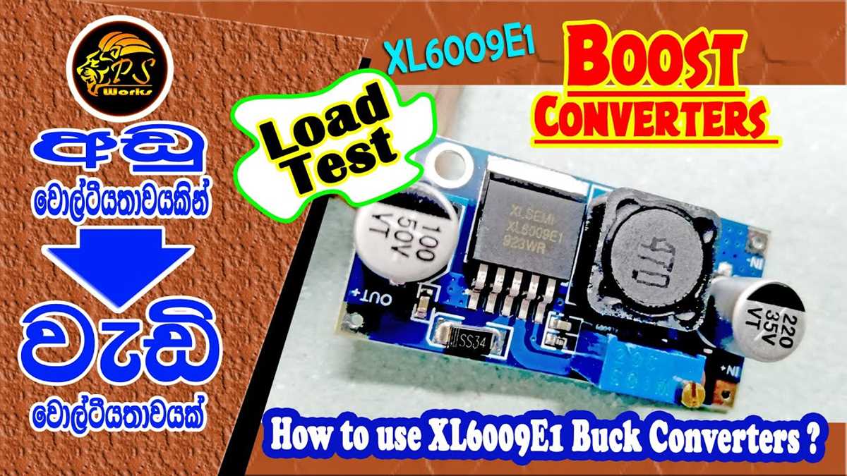 xl6009e1 circuit diagram
