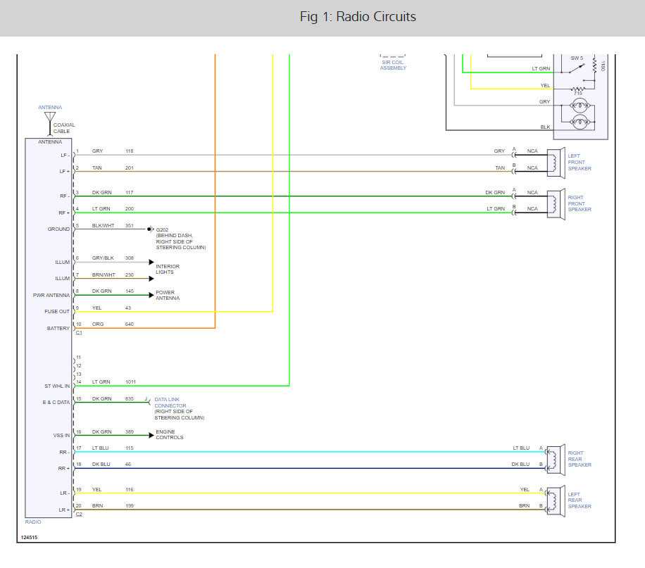 1995 geo prizm radio wiring diagram