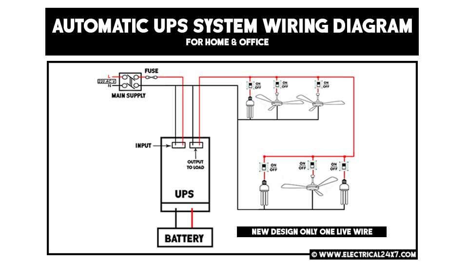 simple ups circuit diagram