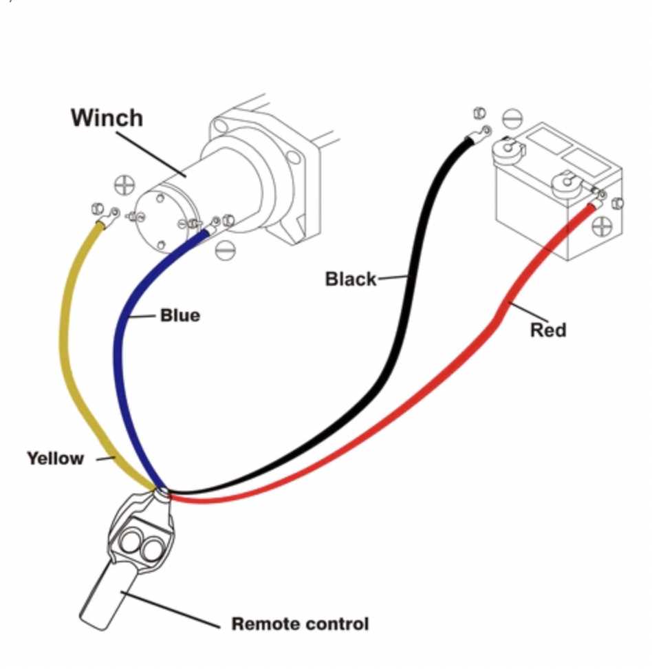 warn winch controller wiring diagram