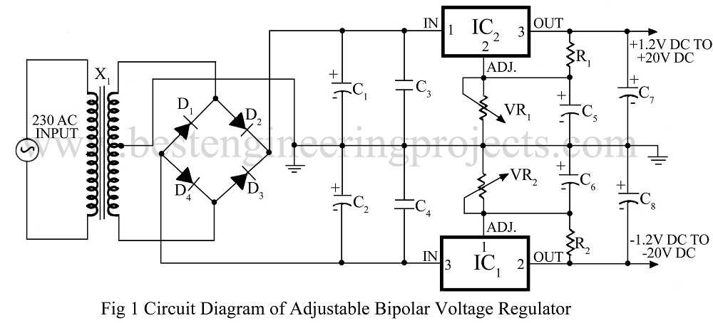 circuit diagram voltage regulator circuit diagram voltage regulator