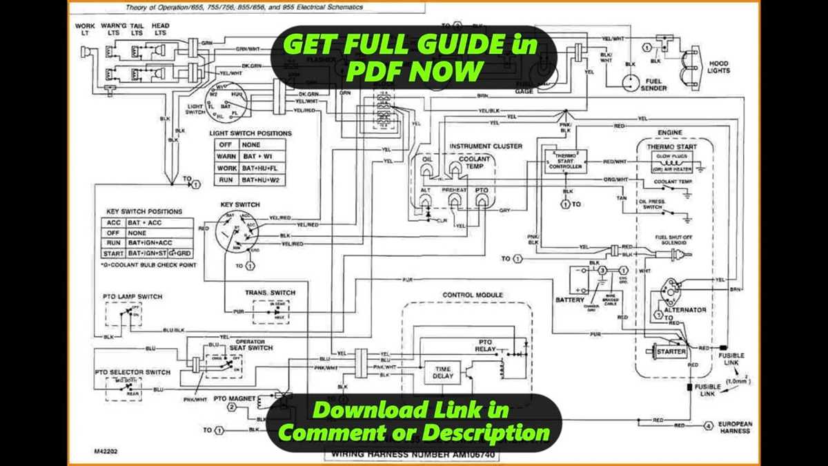 wiring schematic diagram for 1990 john deere 285 mower
