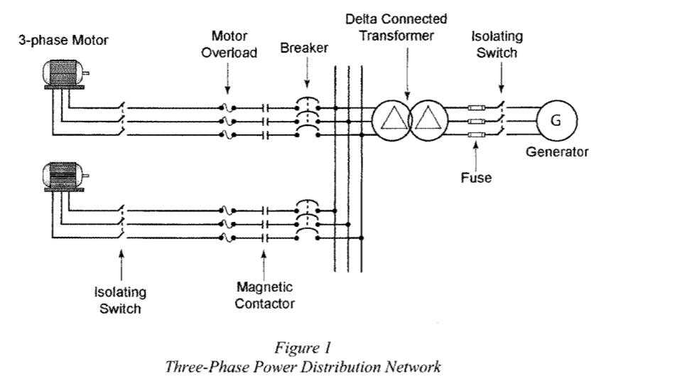 single phase circuit breaker diagram