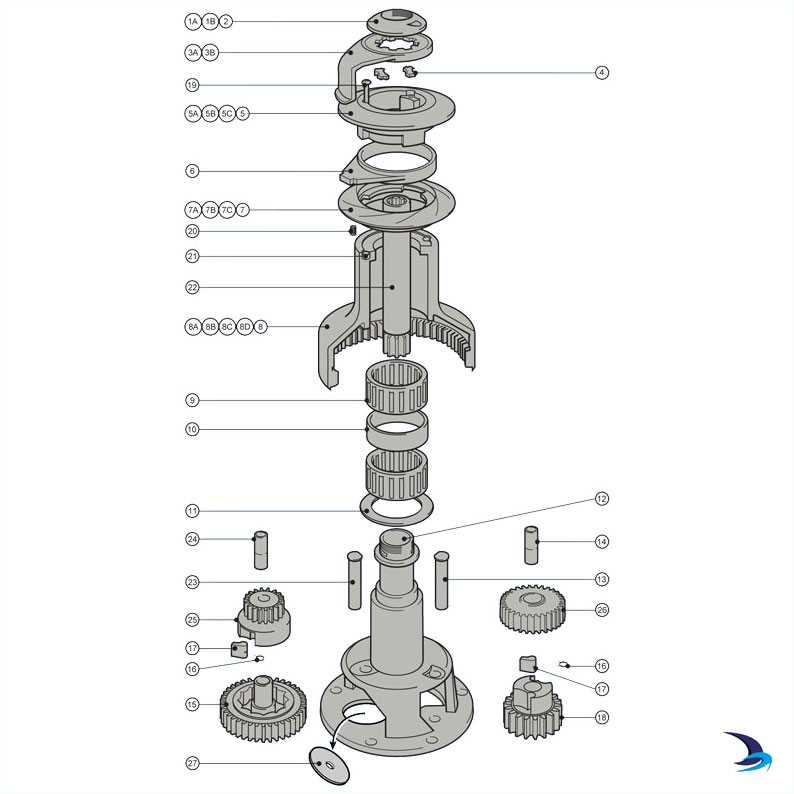 schematic lews speed spool parts diagram