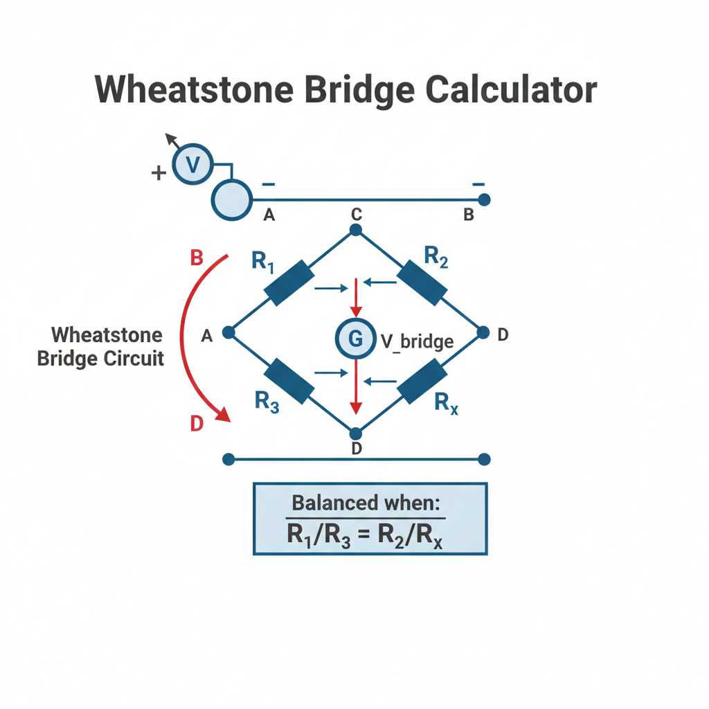 wheatstone bridge schematic diagram