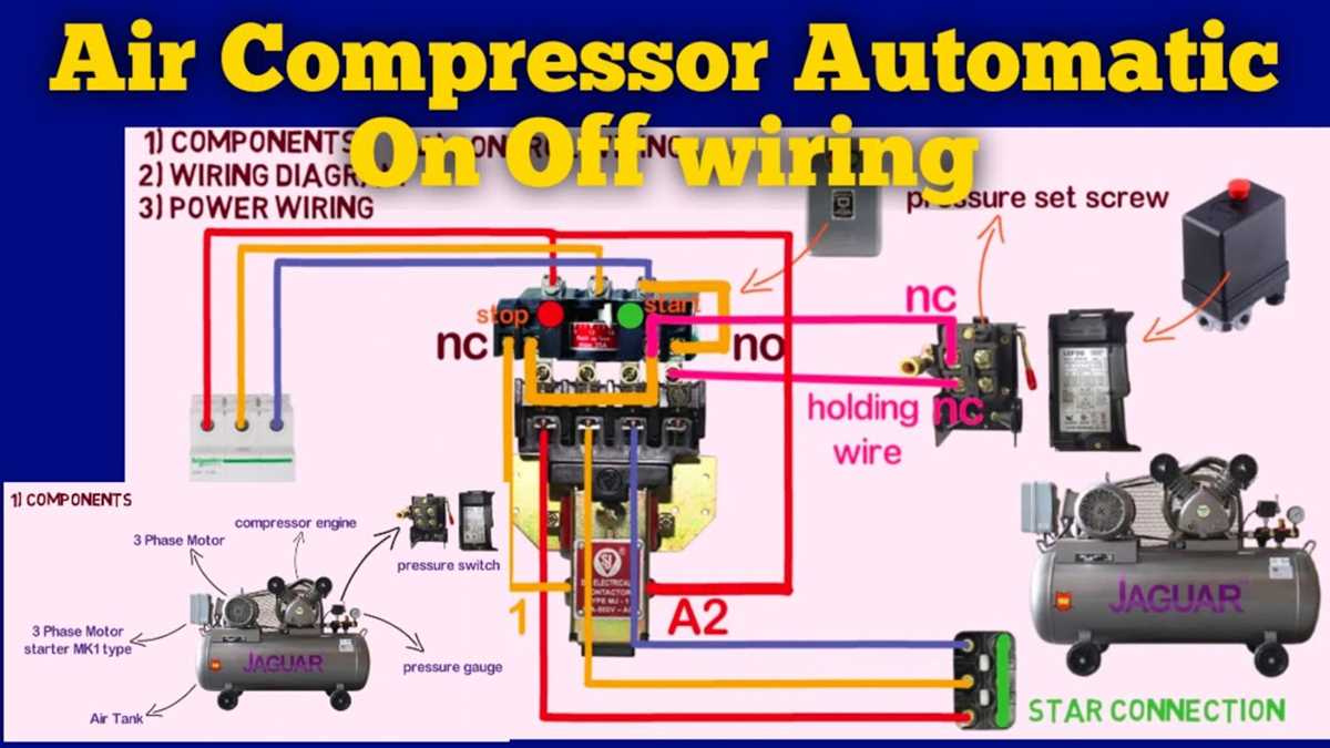 240v compressor wiring diagram