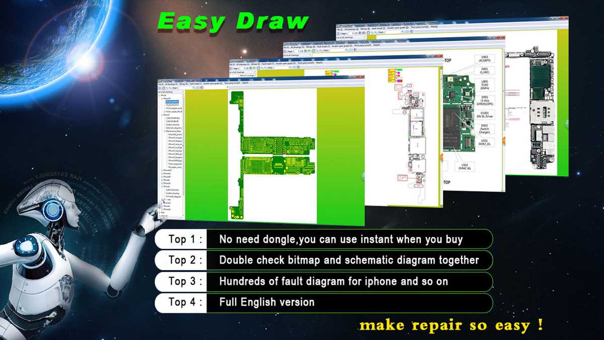 easy draw smartphone schematic diagrams download