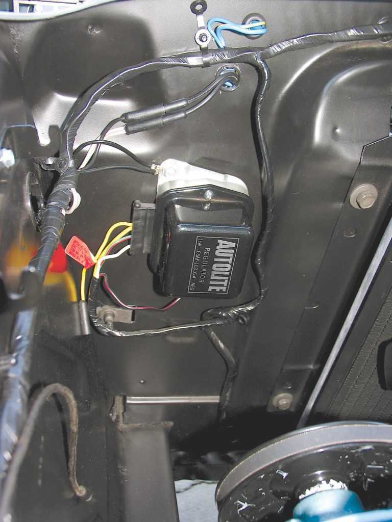 1966 mustang voltage regulator wiring diagram
