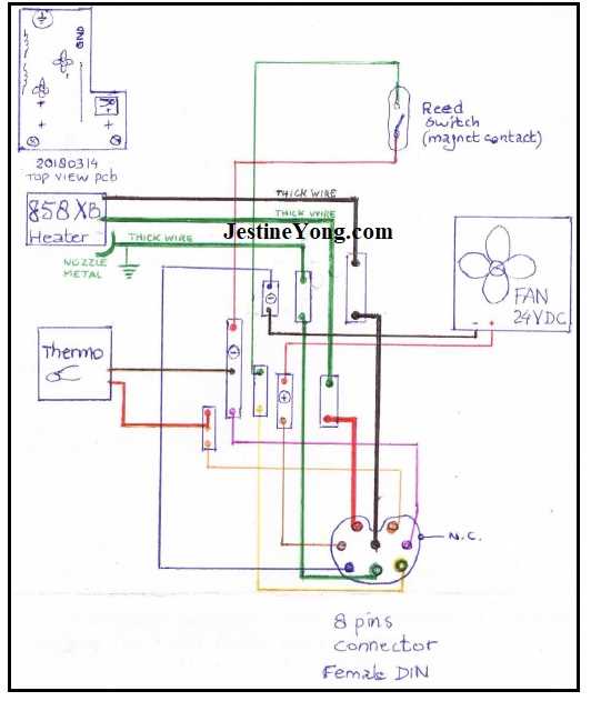 hot air gun circuit diagram