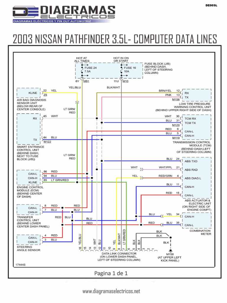 2001 nissan pathfinder radio wiring diagram