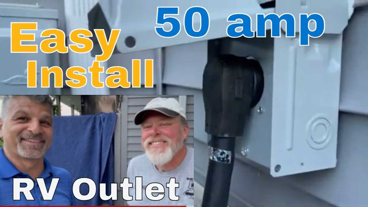 wiring diagram for a 50 amp rv plug