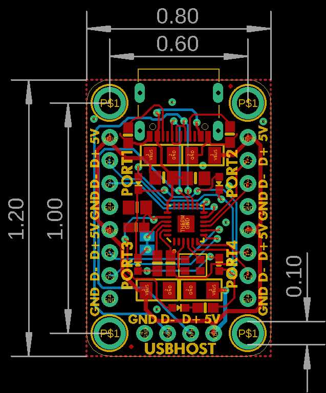 usb hub schematic diagram