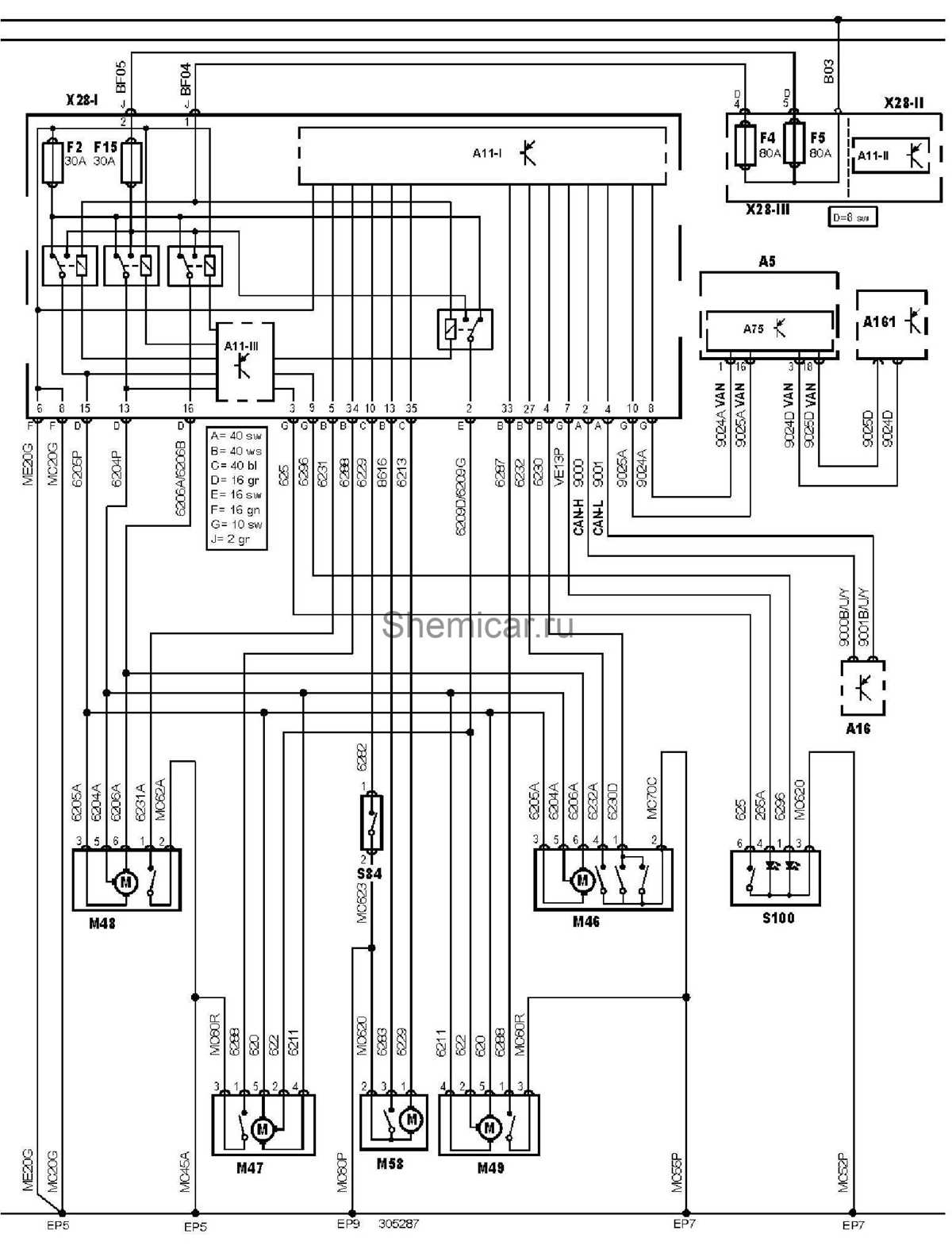 peugeot 307 schematic diagram