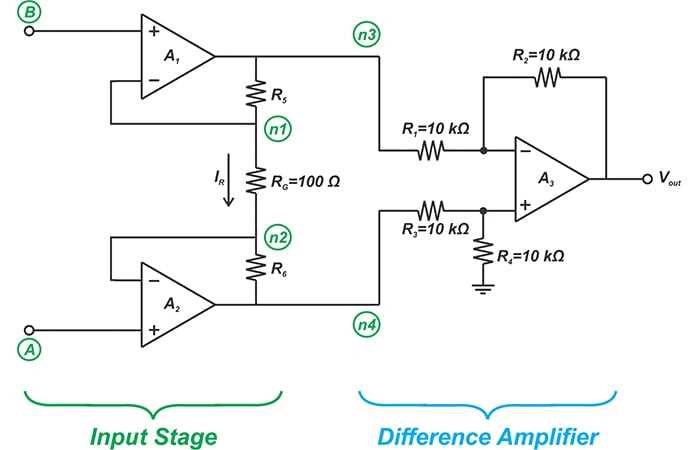 schematic diagram of instrumentation amplifier schematic diagram of instrumentation amplifier