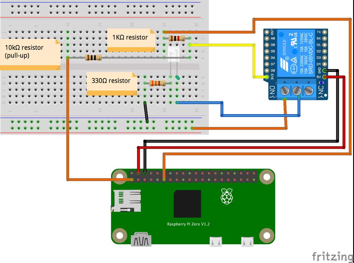 raspberry pi zero w blank schematic diagram