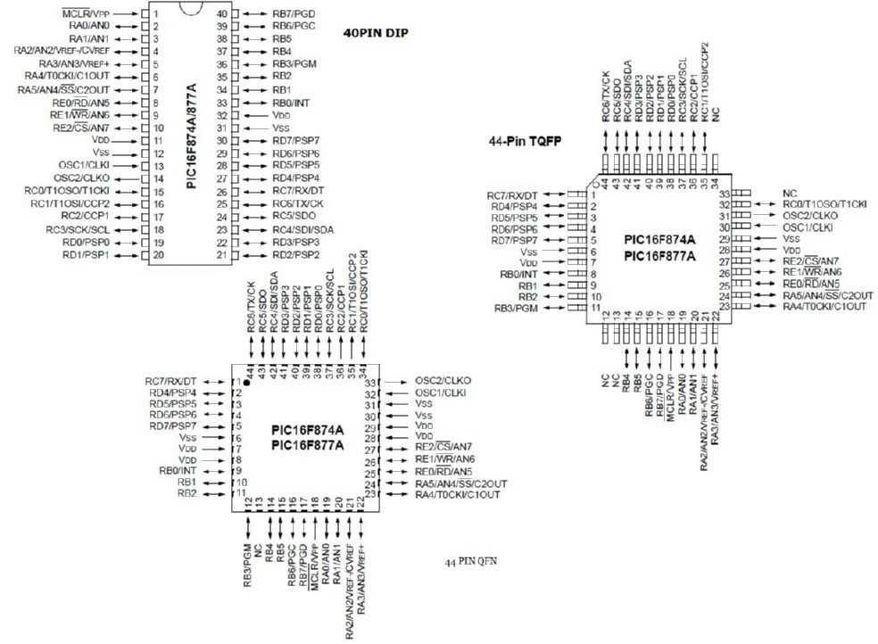 pic chip circuit diagram pic chip circuit diagram