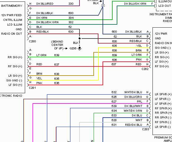 2001 ford f250 stereo wiring diagram