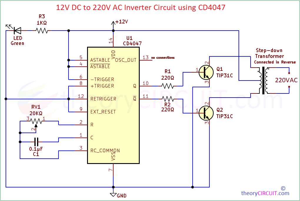 220v led bulb circuit diagram