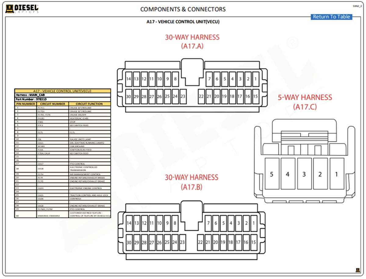 heavy duty truck wiring diagrams