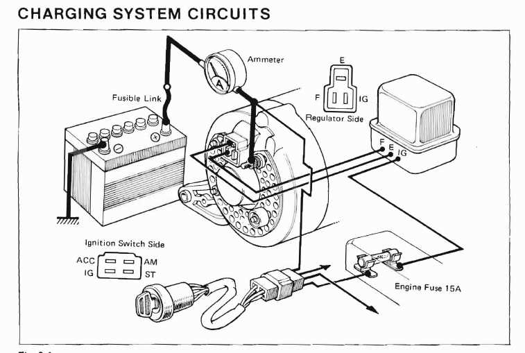 alternator wiring diagram toyota