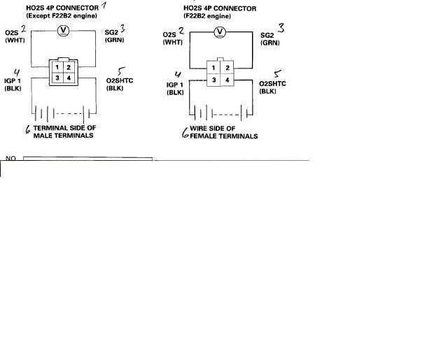 2004 honda civic o2 sensor wiring diagram