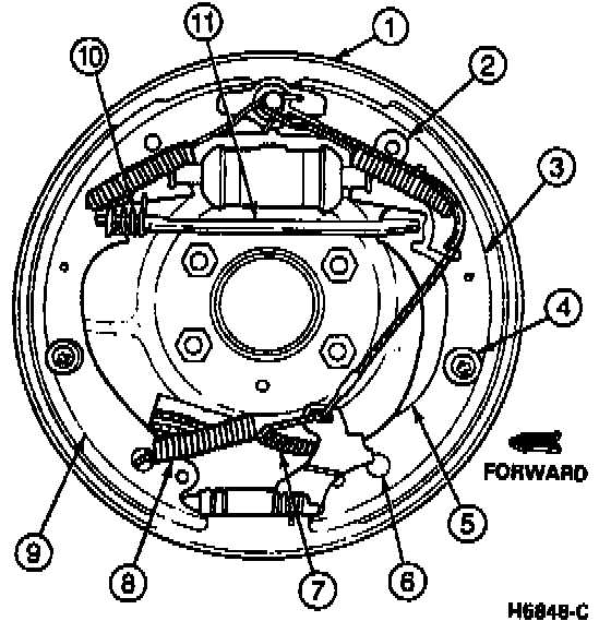 brake line schematic diagram 1993 ford tempo gl