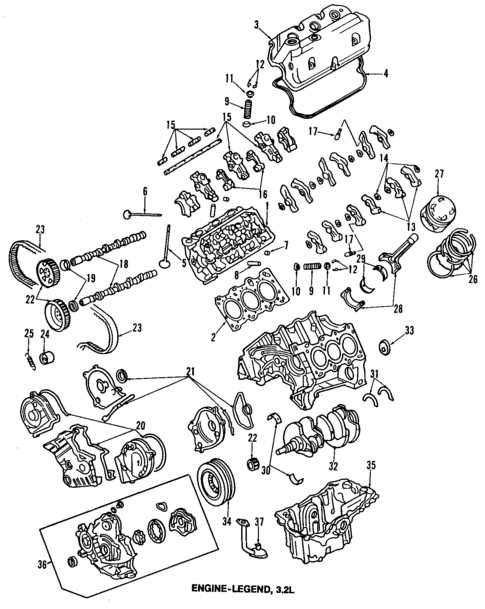 acura parts schematic diagram