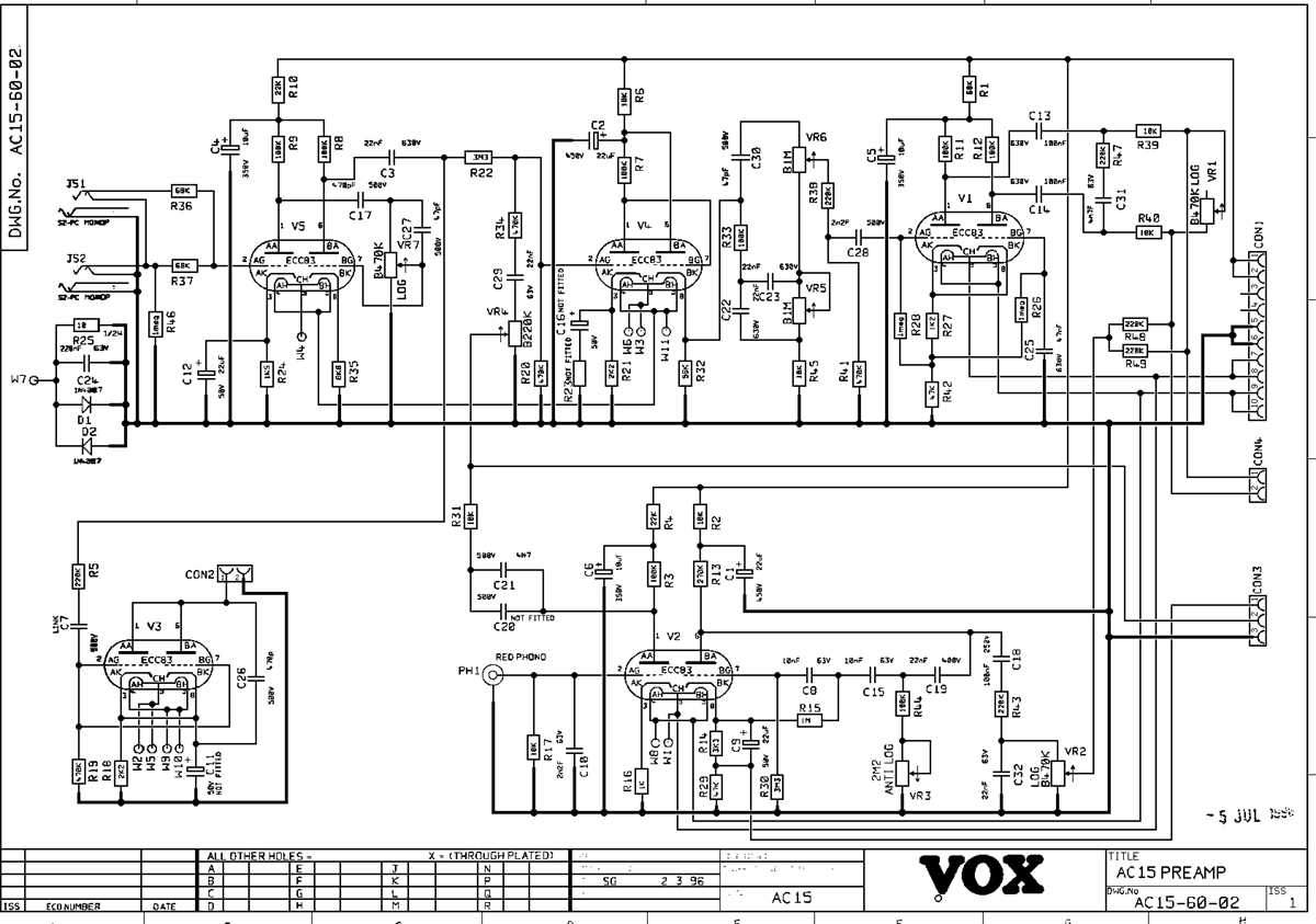 vox circuit diagram vox circuit diagram