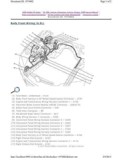 2013 vw passat wiring diagram