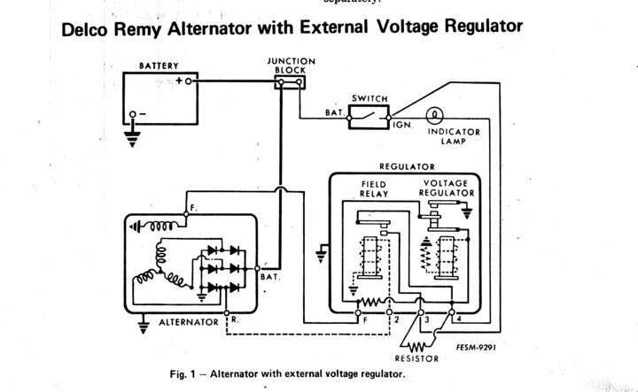 alternator external voltage regulator wiring diagram alternator external voltage regulator wiring diagram