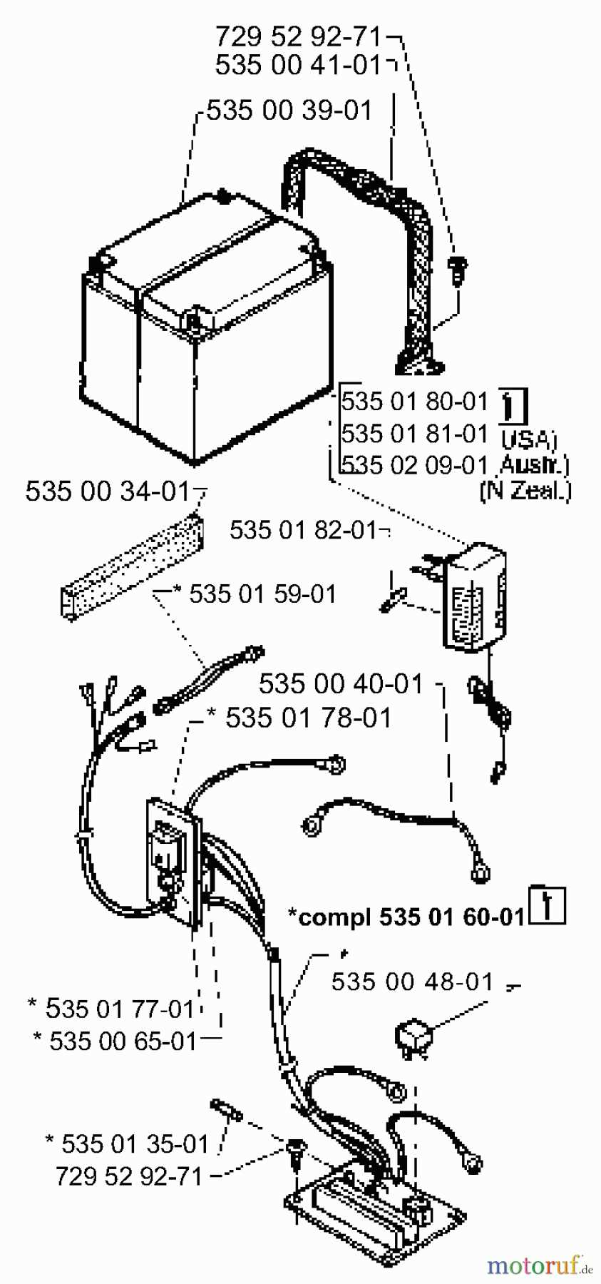 wiring diagram for husqvarna mower