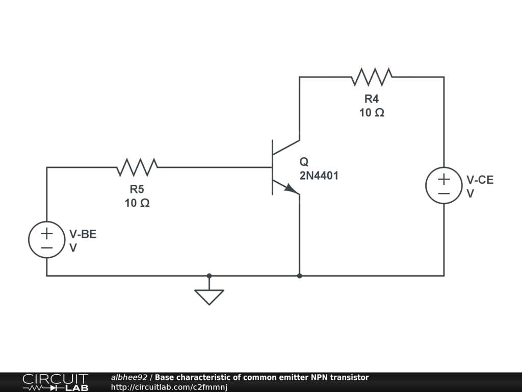 common emitter transistor circuit diagram