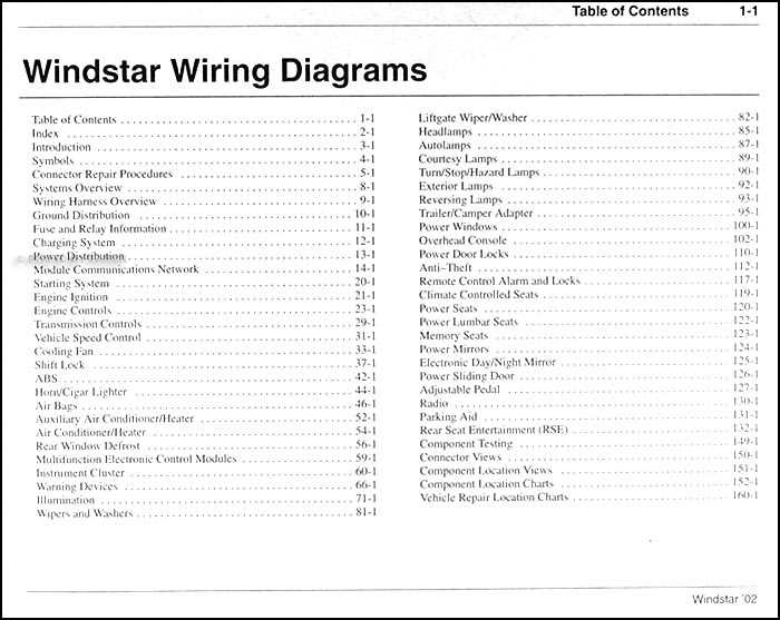 2002 ford explorer window wiring diagram