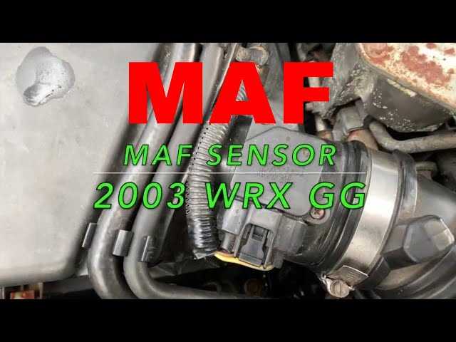 subaru maf sensor wiring diagram